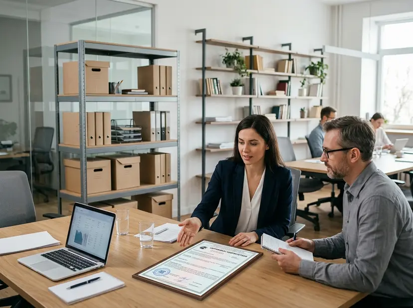Сертификат соответствия на стеллажи